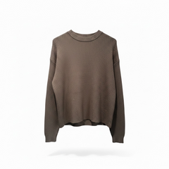 Maglione a costine verticali