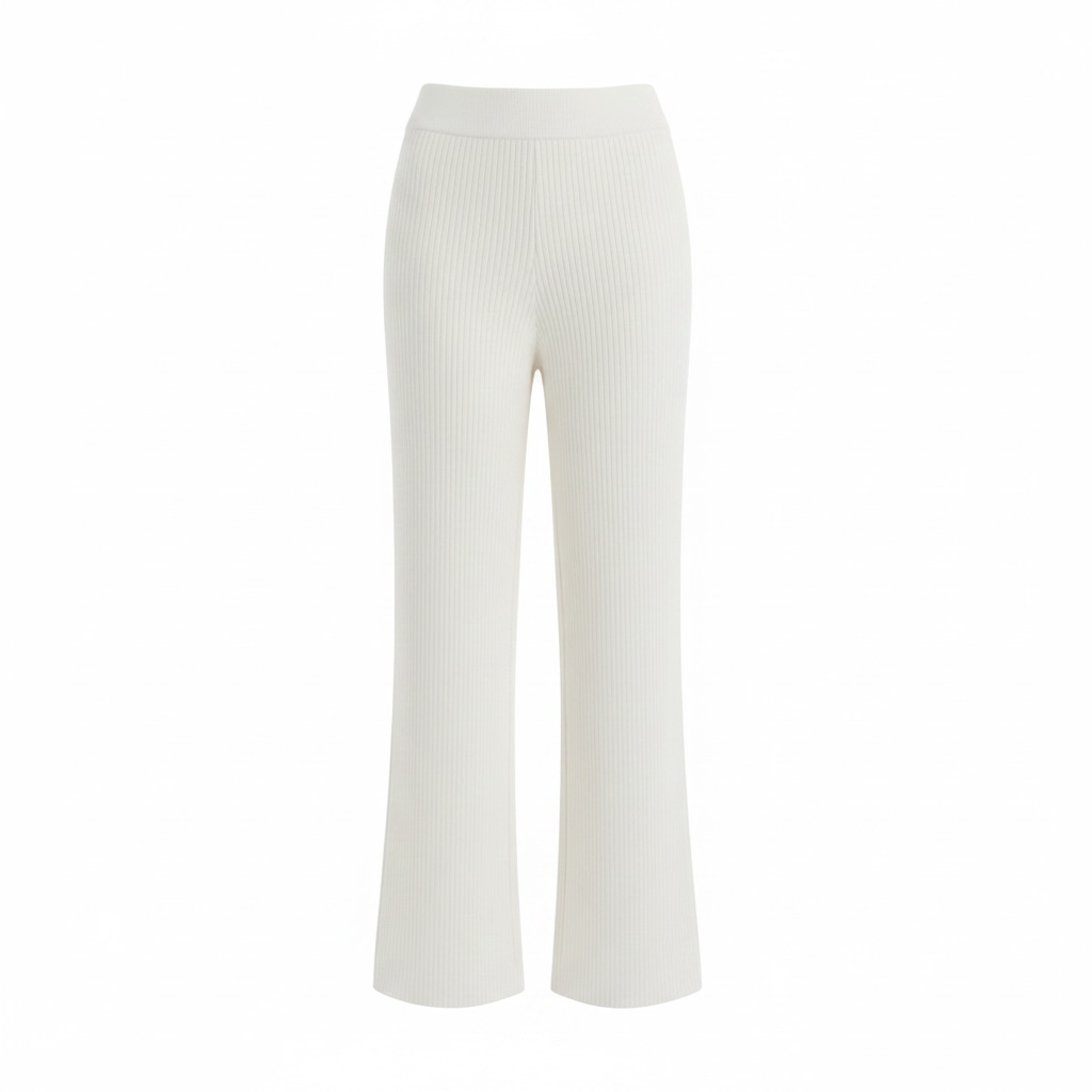 Pantaloni in maglina a coste