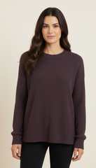 Maglione a costine verticali