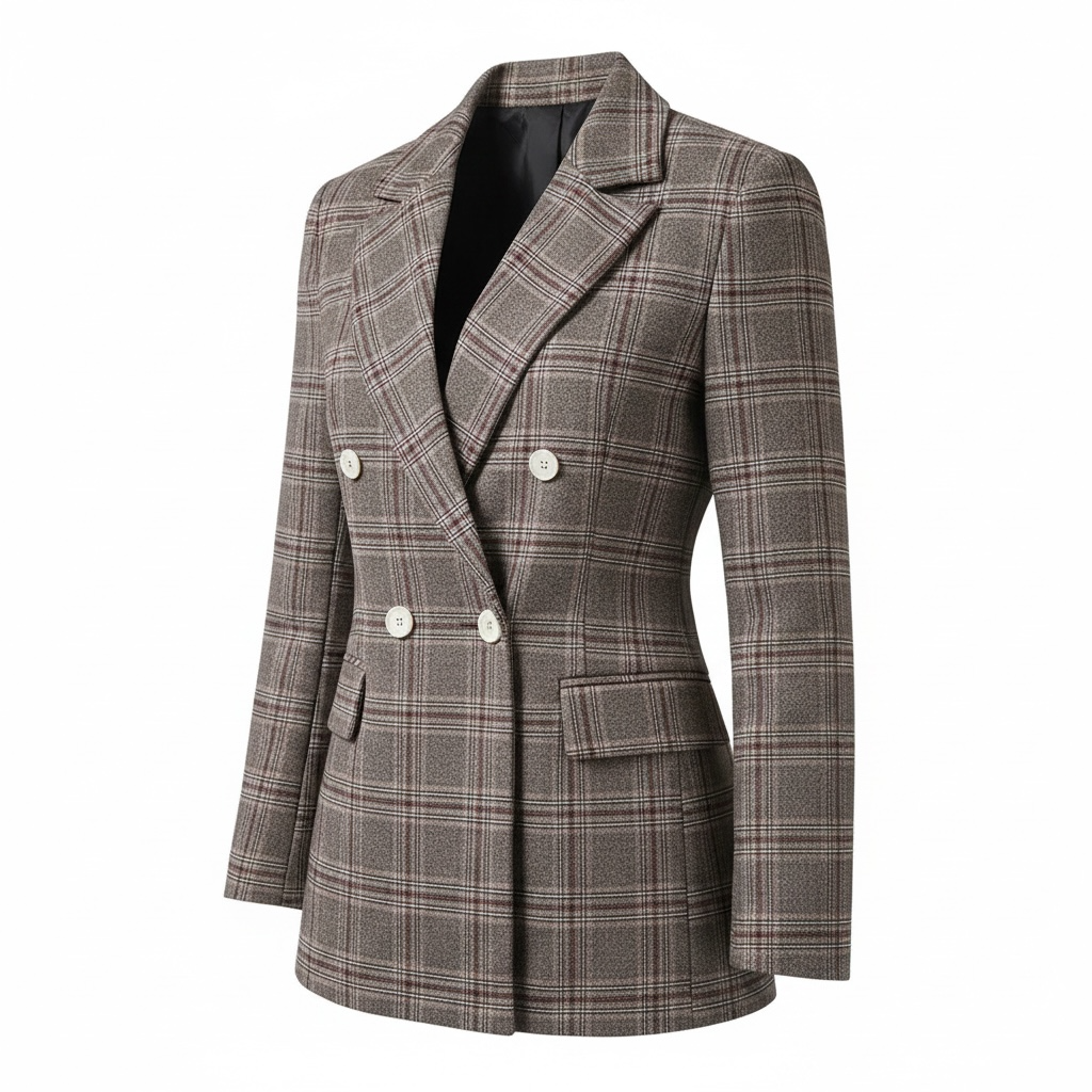 Blazer Doppiopetto check