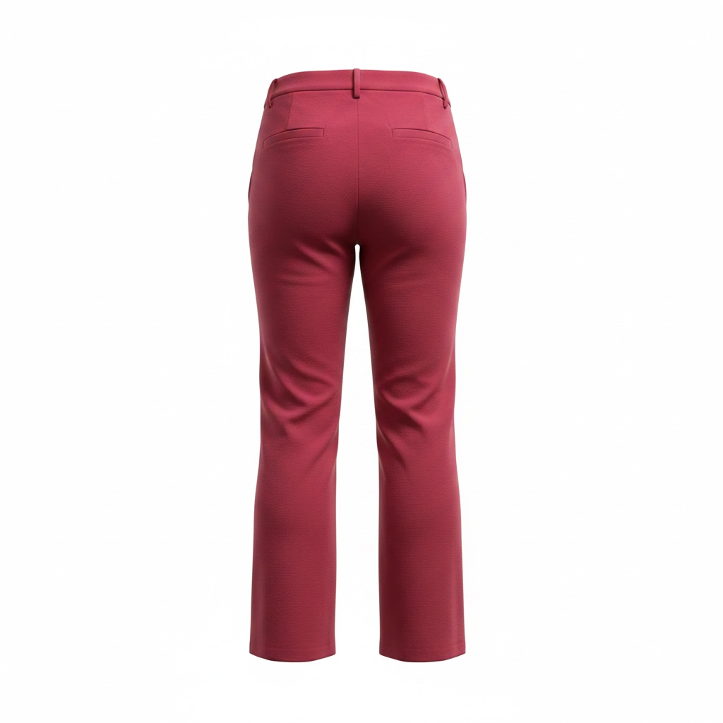 Pantalone a palazzo vita alta e cerniera laterale