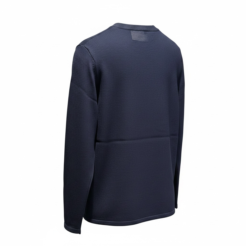 Maglione girocollo in maglia rasata