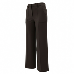 Pantalone dritto leggermente svasato sotto
