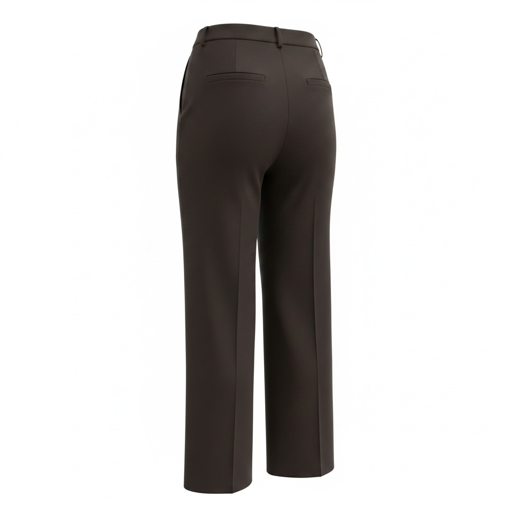 Pantalone dritto leggermente svasato sotto