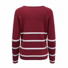 Maglione a scatola con righe