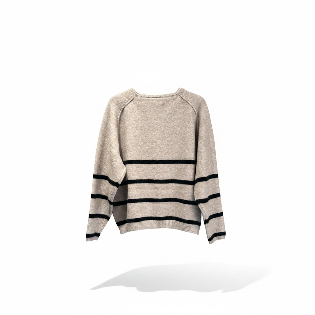 Maglione a scatola con righe