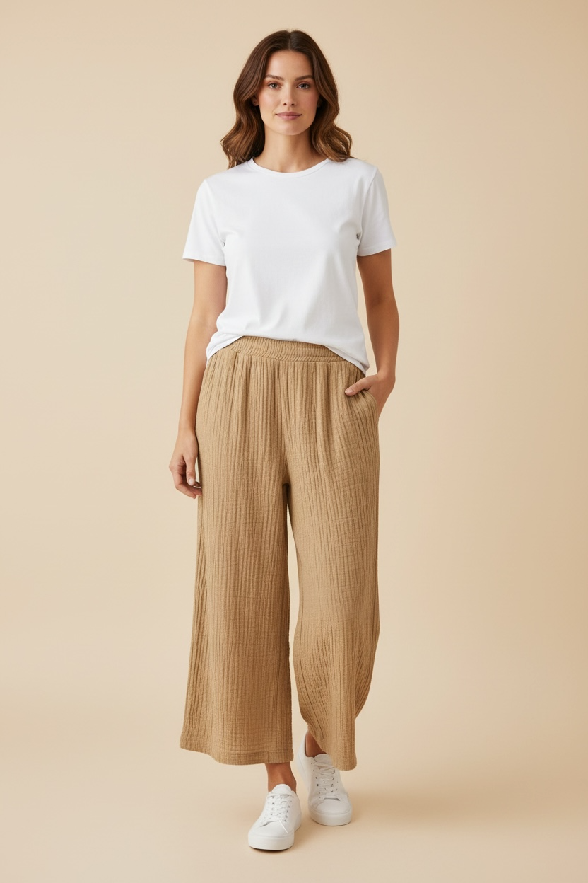 PANTALONE MORBIDO TESSUTO FISARMONICA