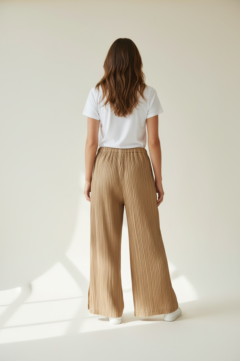 PANTALONE MORBIDO TESSUTO FISARMONICA - image 3